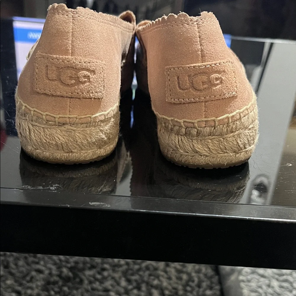 Women's Espadrille Slip-On Flats - Blush Pink - size 8